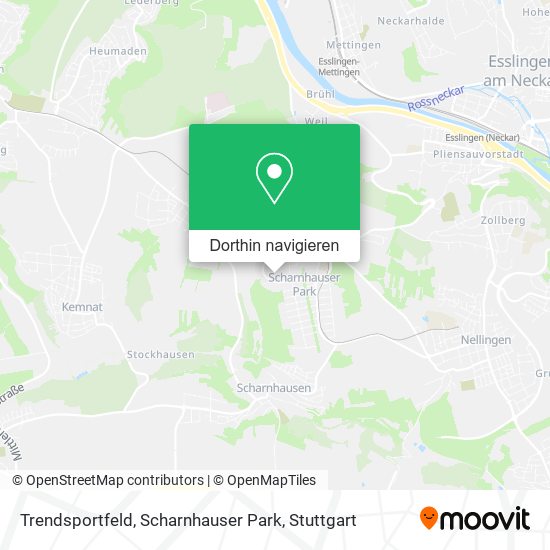 Trendsportfeld, Scharnhauser Park Karte