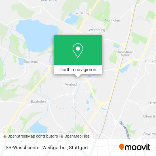 SB-Waschcenter Weißgärber Karte