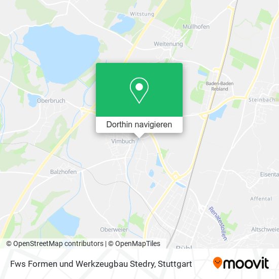 Fws Formen und Werkzeugbau Stedry Karte