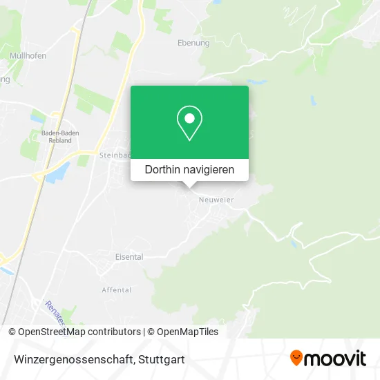 Winzergenossenschaft Karte