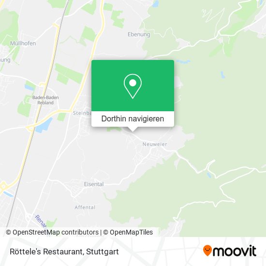 Röttele's Restaurant Karte