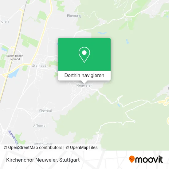 Kirchenchor Neuweier Karte