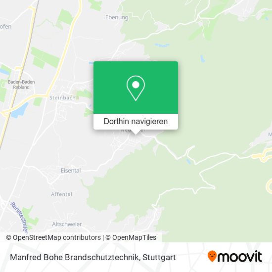Manfred Bohe Brandschutztechnik Karte