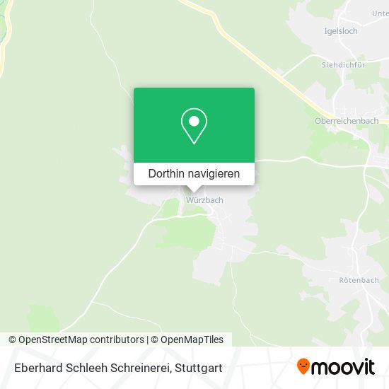Eberhard Schleeh Schreinerei Karte