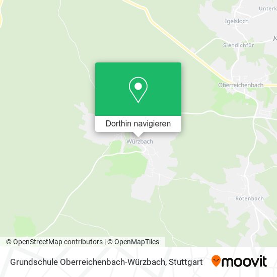 Grundschule Oberreichenbach-Würzbach Karte