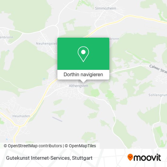 Gutekunst Internet-Services Karte