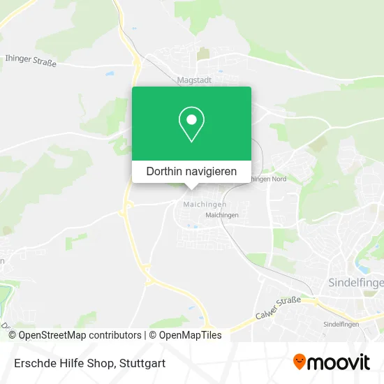Erschde Hilfe Shop Karte
