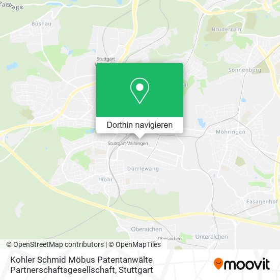Kohler Schmid Möbus Patentanwälte Partnerschaftsgesellschaft Karte