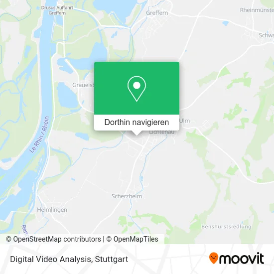 Digital Video Analysis Karte