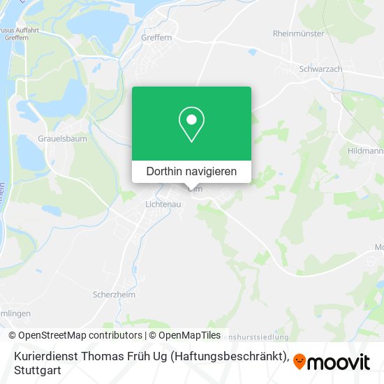 Kurierdienst Thomas Früh Ug (Haftungsbeschränkt) Karte