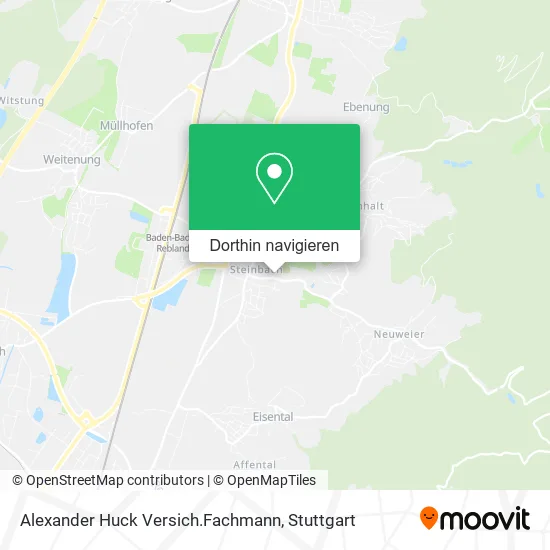 Alexander Huck Versich.Fachmann Karte