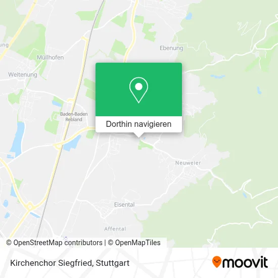 Kirchenchor Siegfried Karte