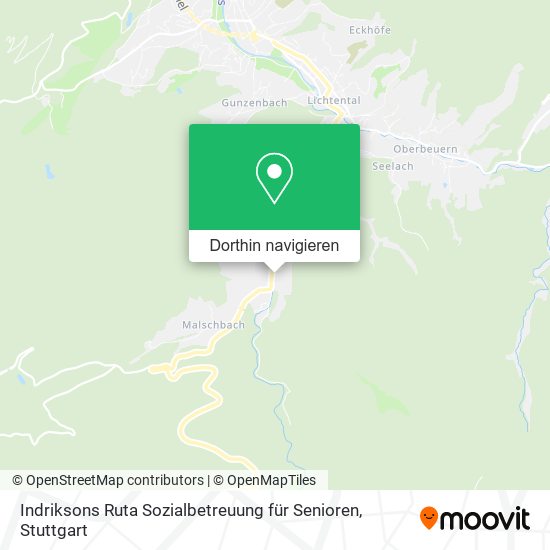 Indriksons Ruta Sozialbetreuung für Senioren Karte