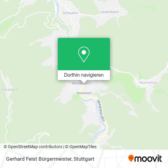Gerhard Feist Bürgermeister Karte