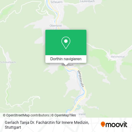 Gerlach Tanja Dr. Fachärztin für Innere Medizin Karte