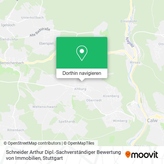 Schneider Arthur Dipl.-Sachverständiger Bewertung von Immobilien Karte