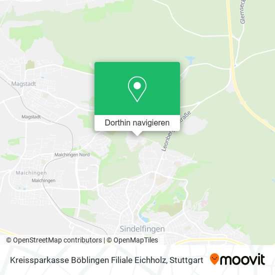 Kreissparkasse Böblingen Filiale Eichholz Karte