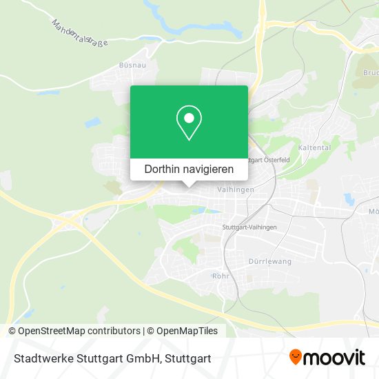 Stadtwerke Stuttgart GmbH Karte