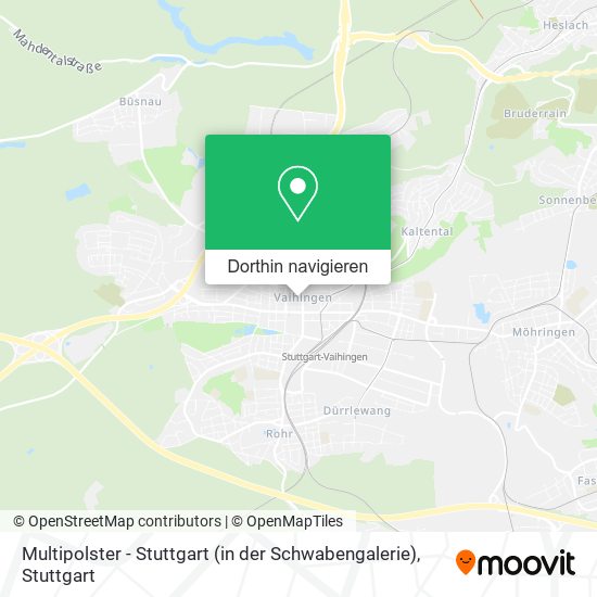Multipolster - Stuttgart (in der Schwabengalerie) Karte