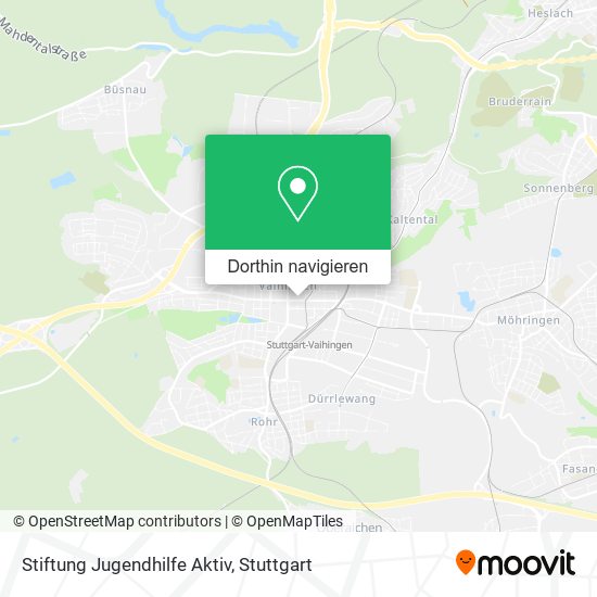 Stiftung Jugendhilfe Aktiv Karte