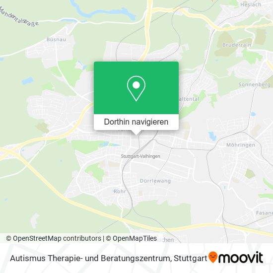 Autismus Therapie- und Beratungszentrum Karte