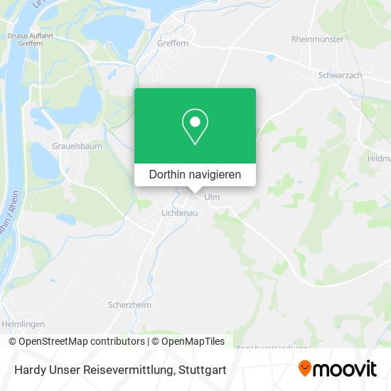 Hardy Unser Reisevermittlung Karte