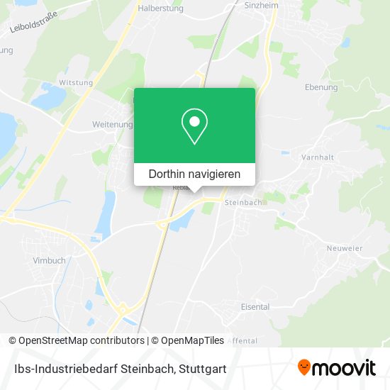 Ibs-Industriebedarf Steinbach Karte