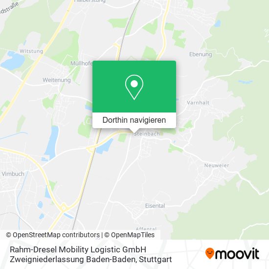 Rahm-Dresel Mobility Logistic GmbH Zweigniederlassung Baden-Baden Karte