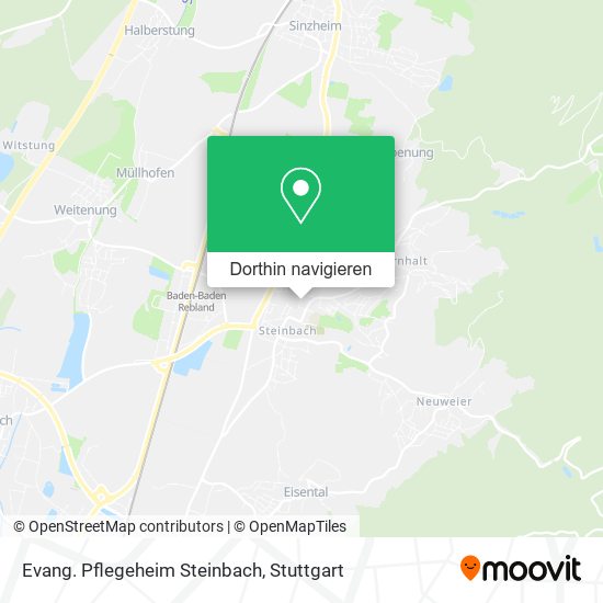 Evang. Pflegeheim Steinbach Karte