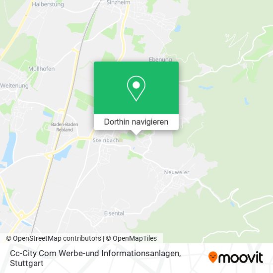 Cc-City Com Werbe-und Informationsanlagen Karte