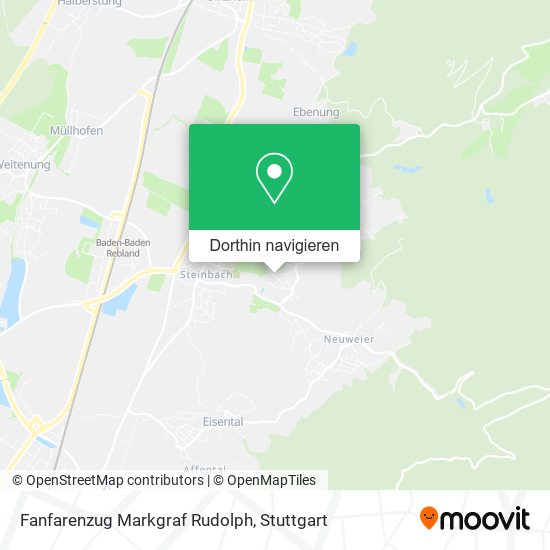 Fanfarenzug Markgraf Rudolph Karte