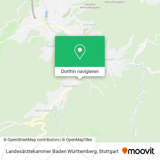 Landesärztekammer Baden Württemberg Karte