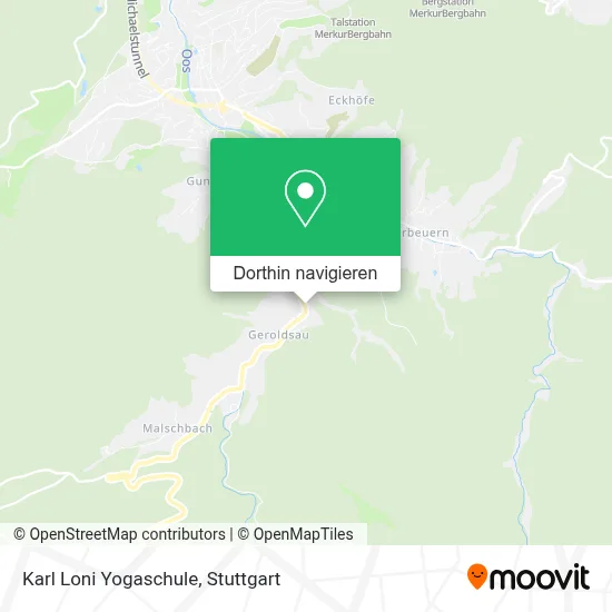 Karl Loni Yogaschule Karte