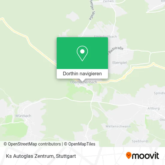 Ks Autoglas Zentrum Karte