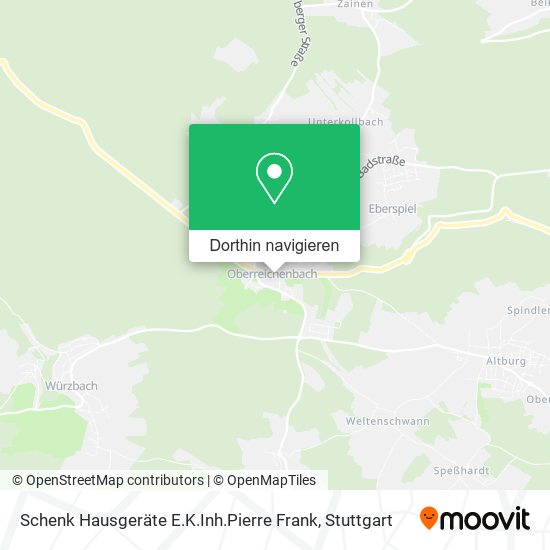Schenk Hausgeräte E.K.Inh.Pierre Frank Karte