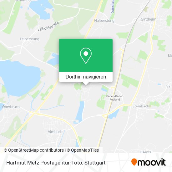 Hartmut Metz Postagentur-Toto Karte
