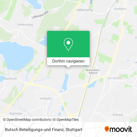 Butsch Beteiligungs-und Finanz Karte