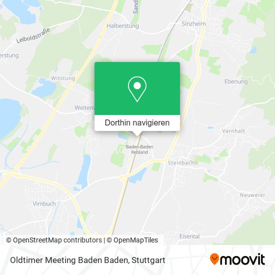 Oldtimer Meeting Baden Baden Karte