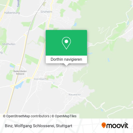 Binz, Wolfgang Schlosserei Karte