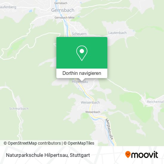 Naturparkschule Hilpertsau Karte