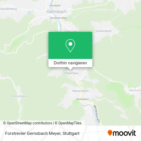 Forstrevier Gernsbach Meyer Karte