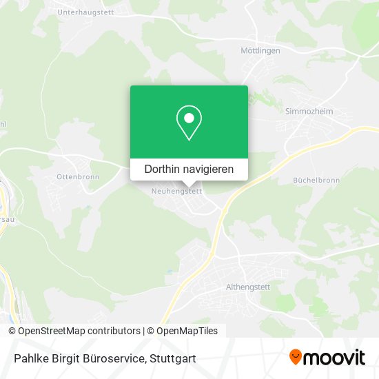 Pahlke Birgit Büroservice Karte