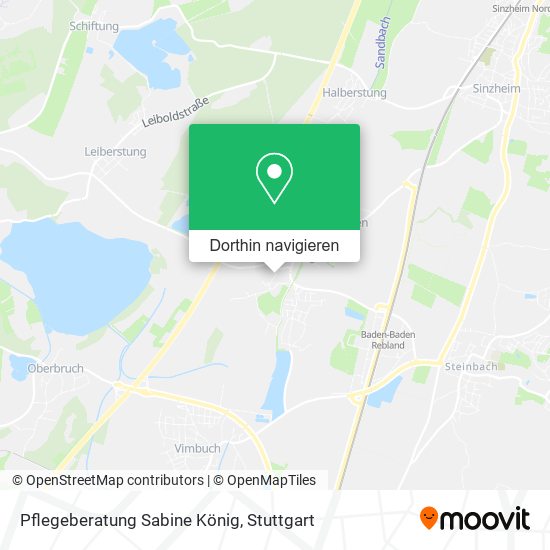 Pflegeberatung Sabine König Karte