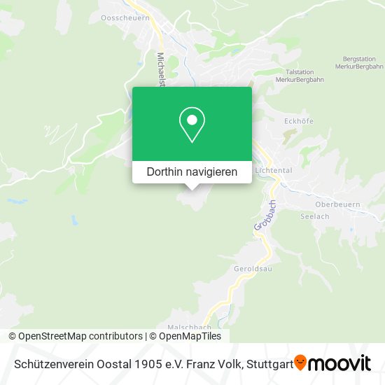 Schützenverein Oostal 1905 e.V. Franz Volk Karte