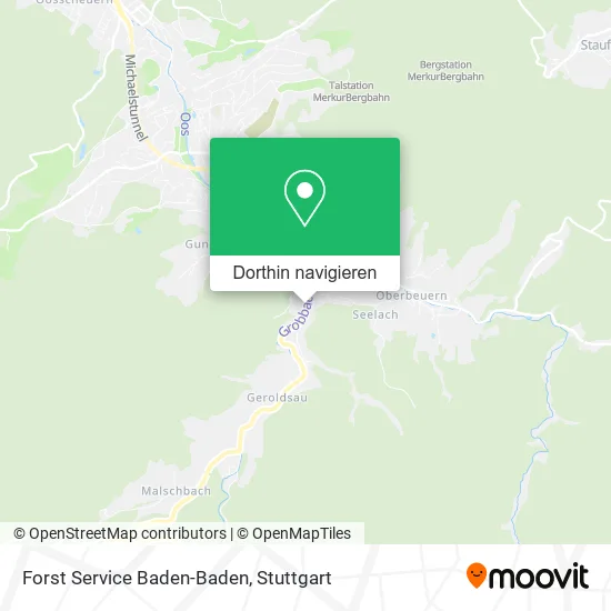 Forst Service Baden-Baden Karte