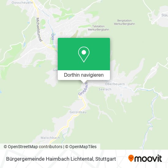 Bürgergemeinde Haimbach Lichtental Karte