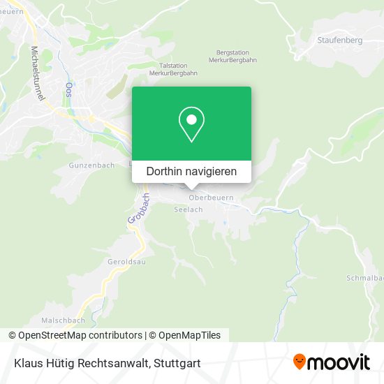 Klaus Hütig Rechtsanwalt Karte