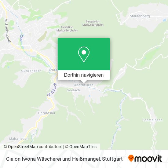 Cialon Iwona Wäscherei und Heißmangel Karte