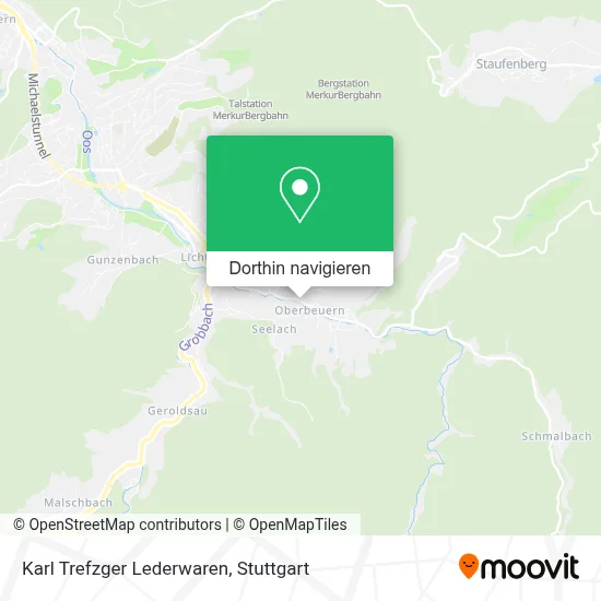 Karl Trefzger Lederwaren Karte