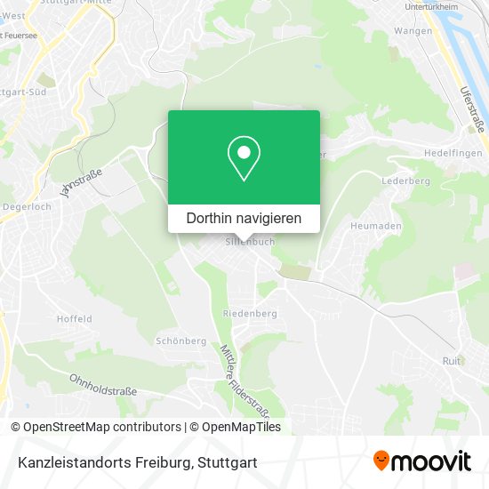 Kanzleistandorts Freiburg Karte